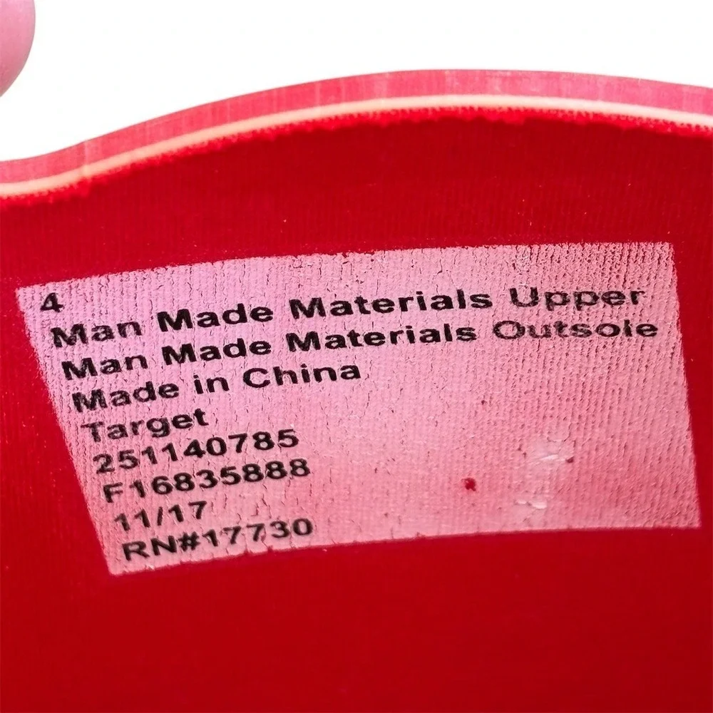 Hunter Kids Wellington Rain Boots Red Waterproof Pull On‎ Size 4